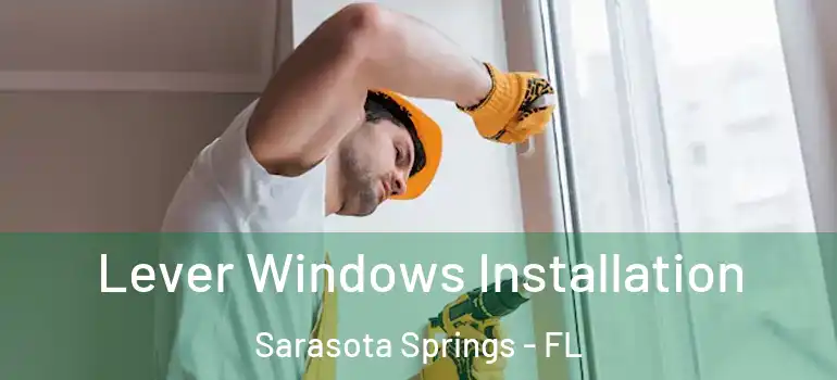  Lever Windows Installation Sarasota Springs - FL