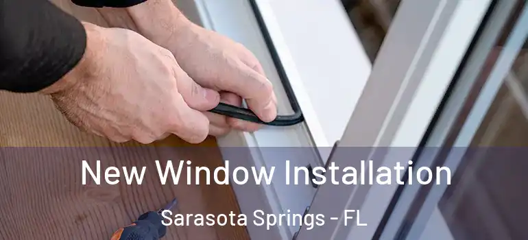  New Window Installation Sarasota Springs - FL