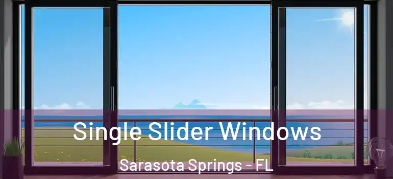  Single Slider Windows Sarasota Springs - FL