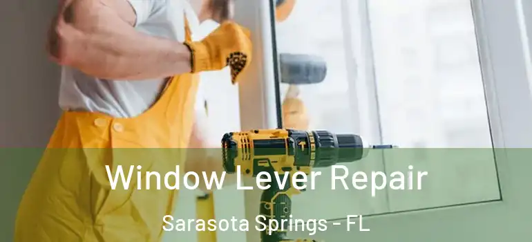  Window Lever Repair Sarasota Springs - FL